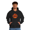 Grillmaster Hoodie – Flame Badge Front + Demon BBQ Back
